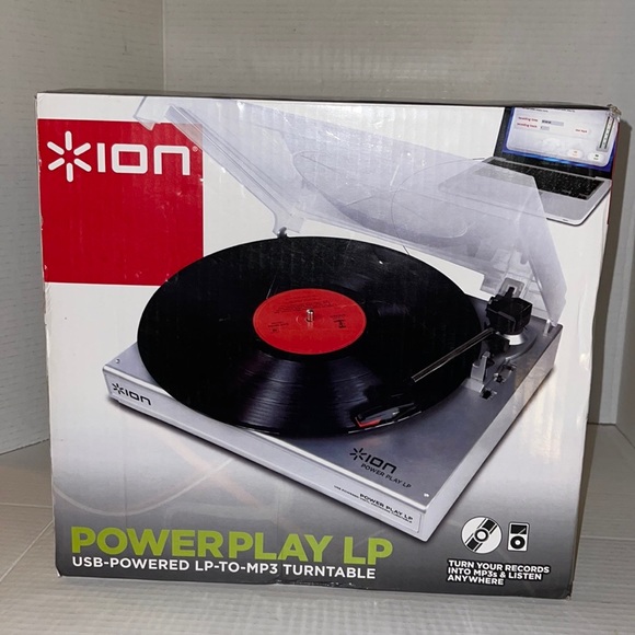 SOLD on eBay!! ION PowerPlay LP to MP3 Turntable New Factory Sealed - Picture 1 of 5